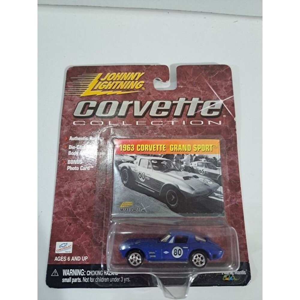NIP Johnny Lightning 342-02 1:64 Die Cast 1963 Chevrolet Corvette C2 Grand Sport